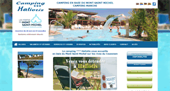 Desktop Screenshot of camping-haliotis-mont-saint-michel.com