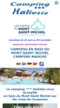 Mobile Screenshot of camping-haliotis-mont-saint-michel.com